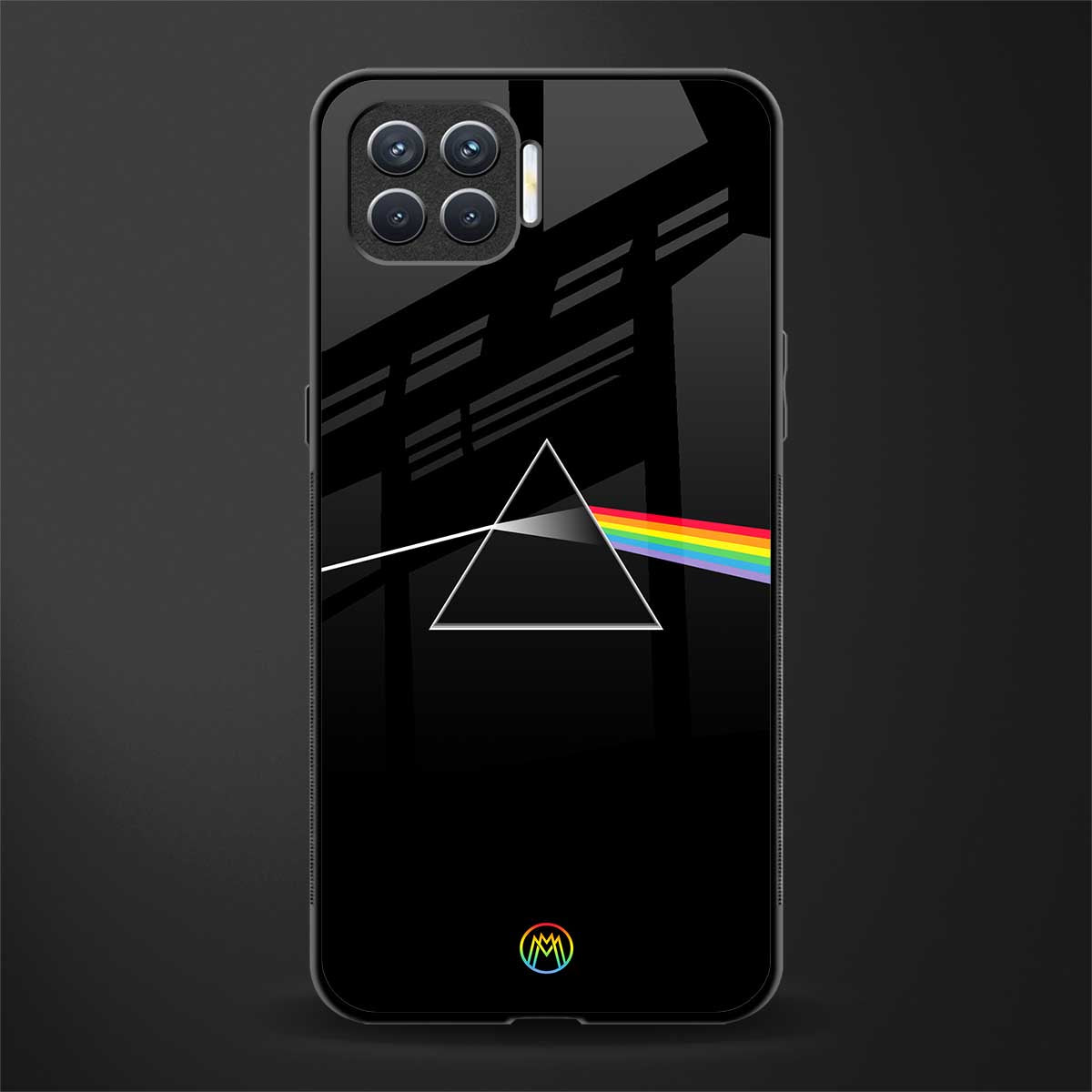 pink floyd glass case for oppo f17 image