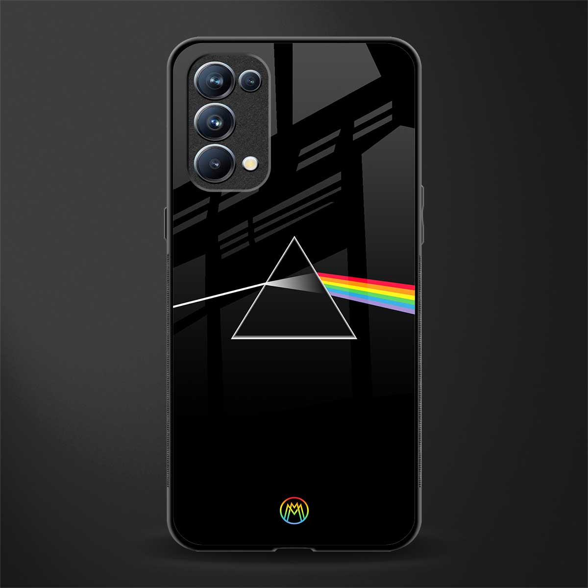 pink floyd glass case for oppo reno 5 pro image