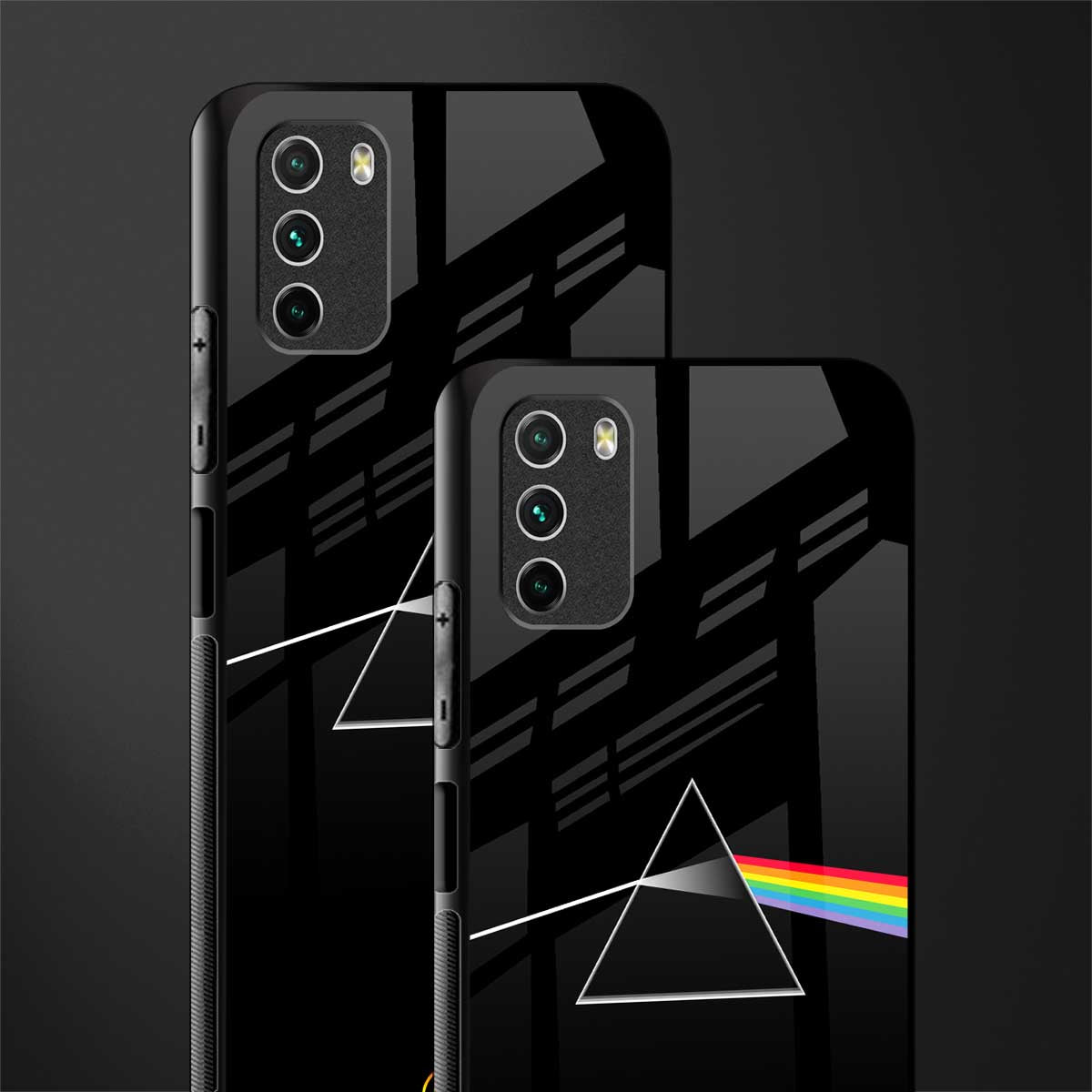 pink floyd glass case for poco m3 image-2