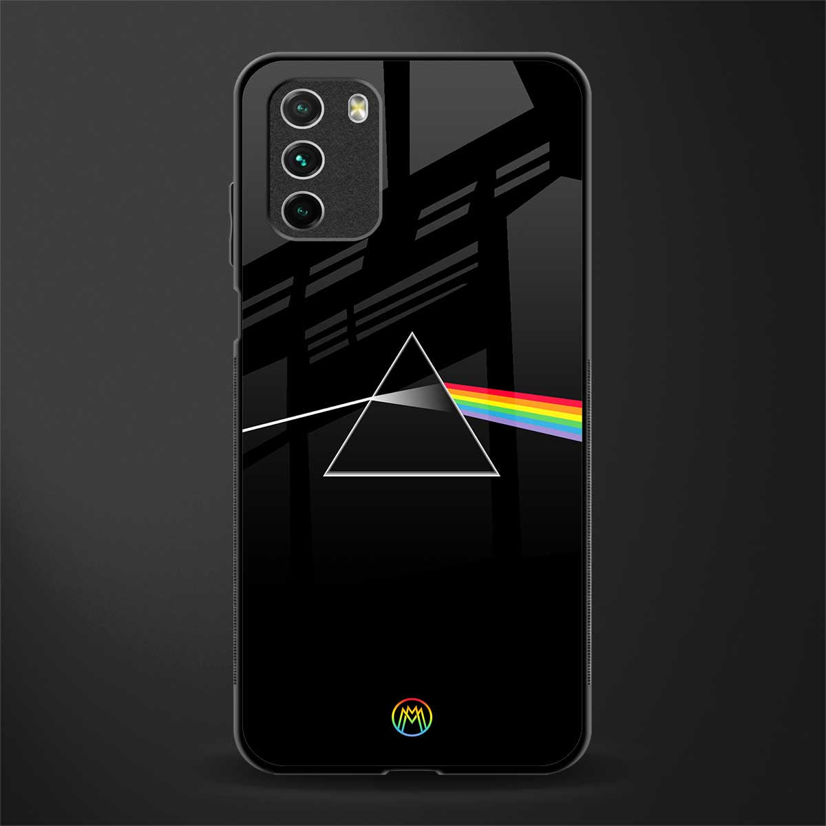 pink floyd glass case for poco m3 image