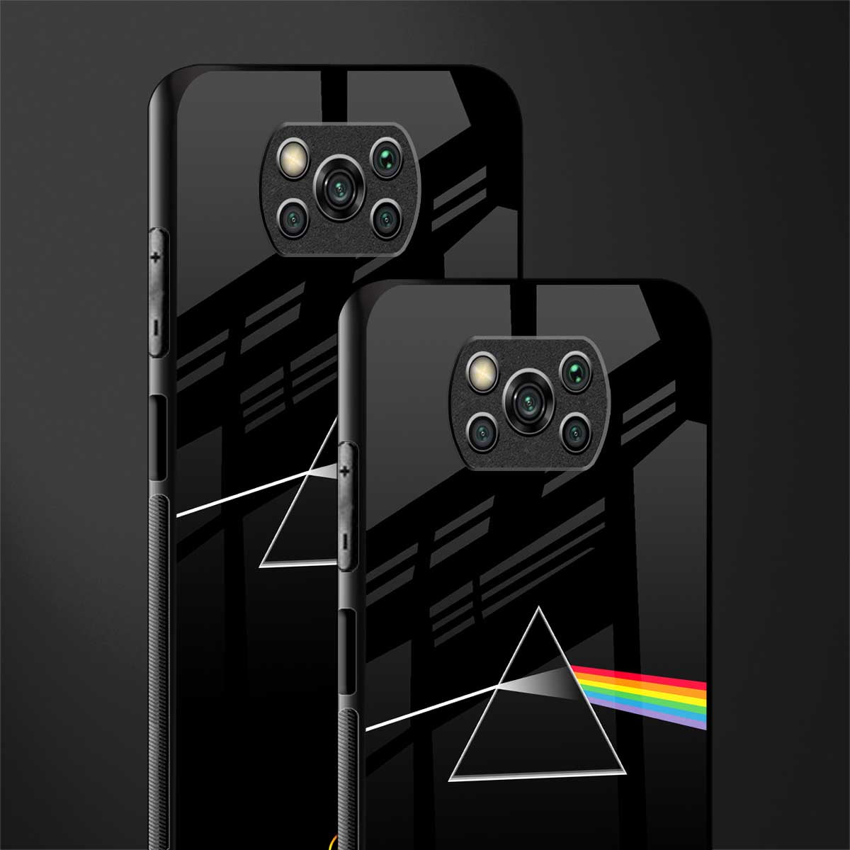 pink floyd glass case for poco x3 pro image-2