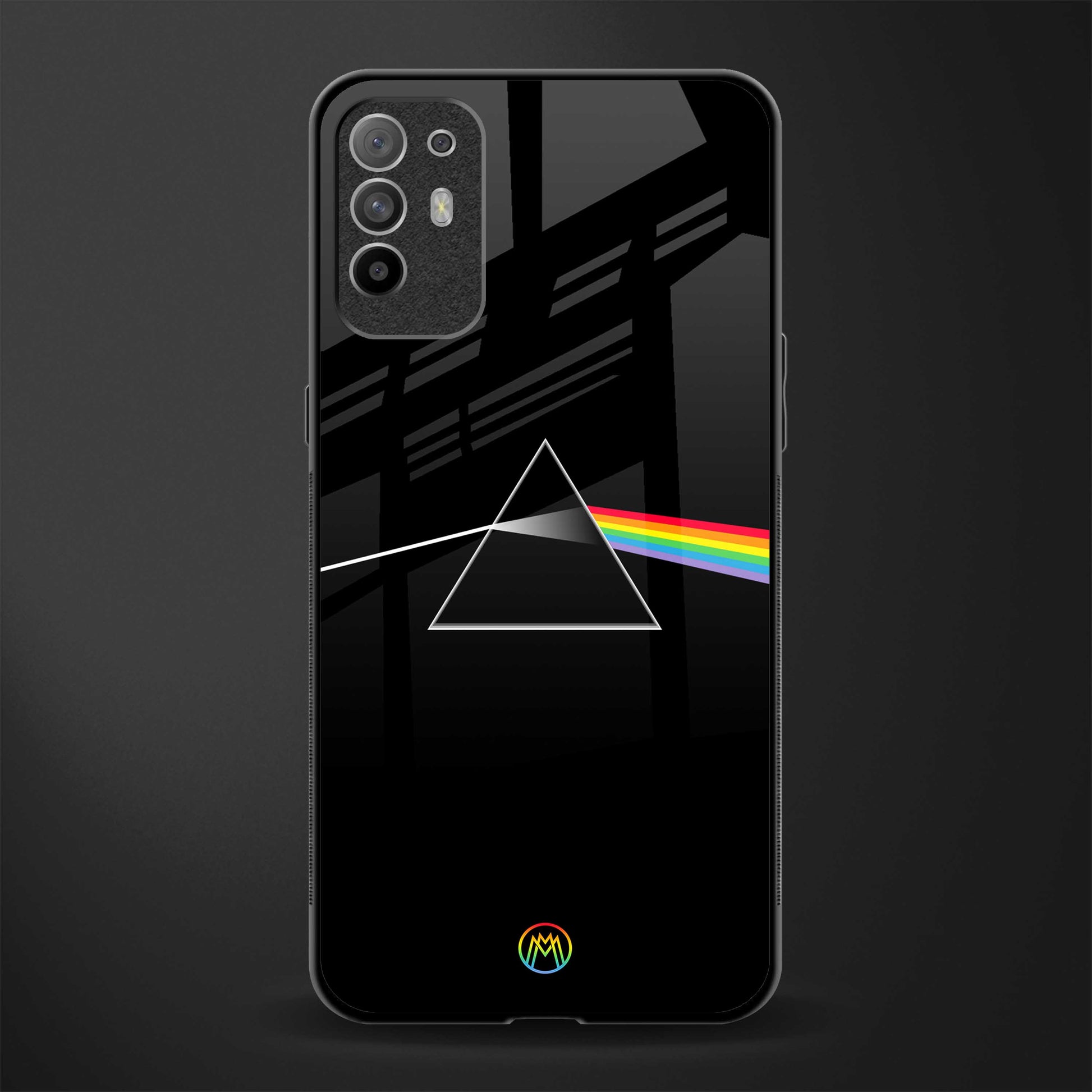 pink floyd glass case for oppo f19 pro plus image