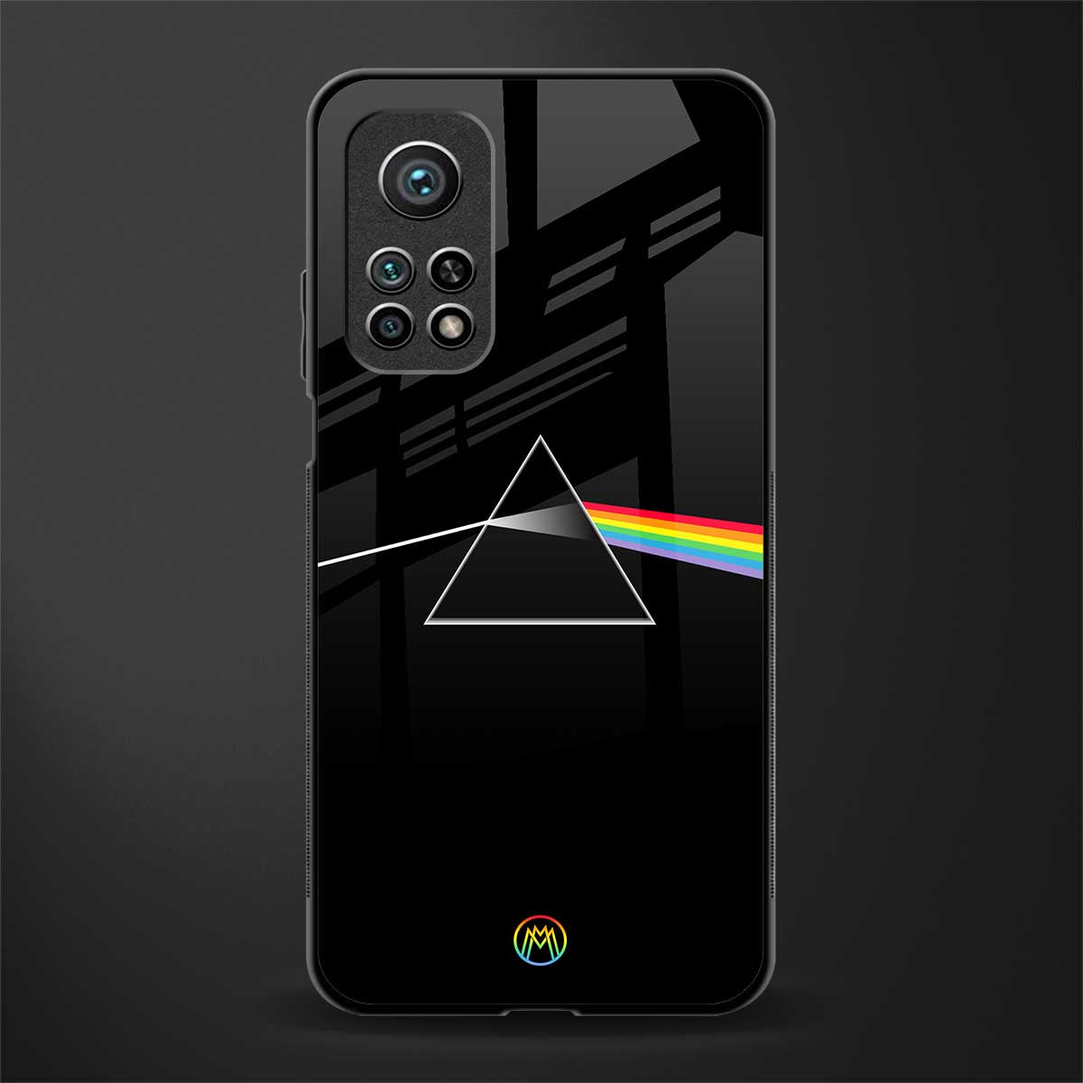 pink floyd glass case for mi 10t 5g image