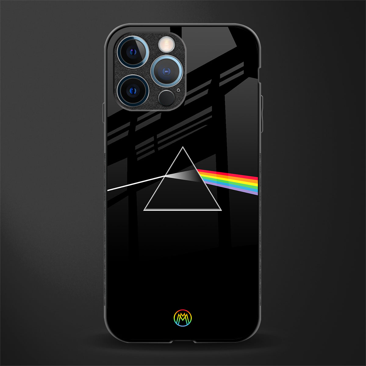 pink floyd glass case for iphone 12 pro image