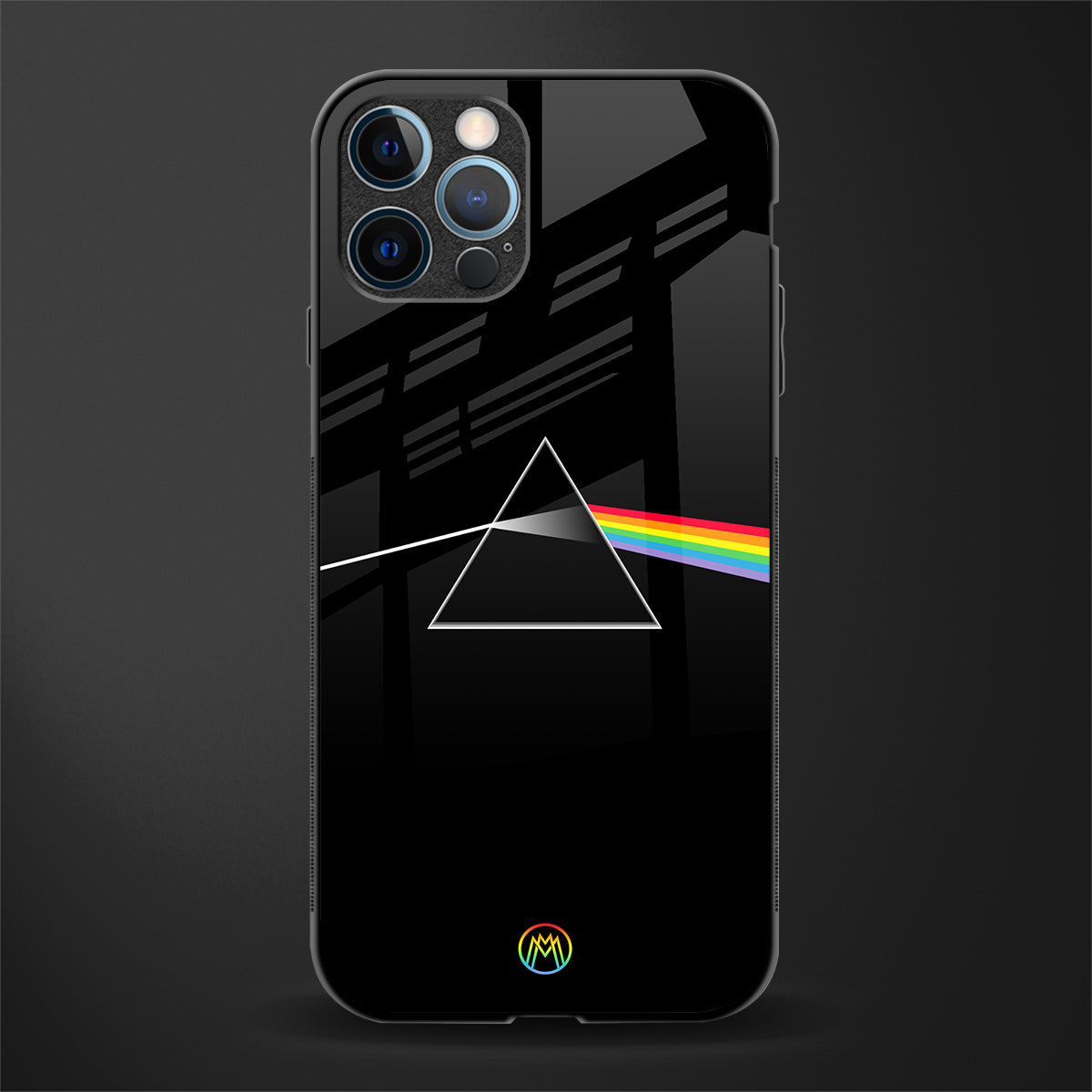 pink floyd glass case for iphone 12 pro max image