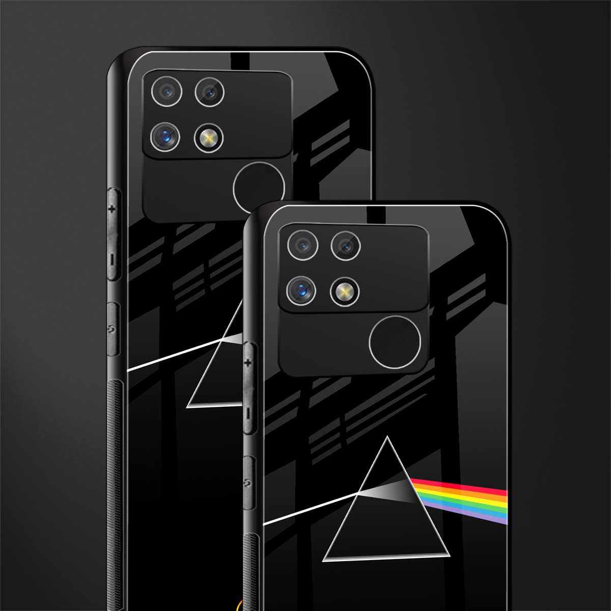 pink floyd back phone cover | glass case for realme narzo 50a