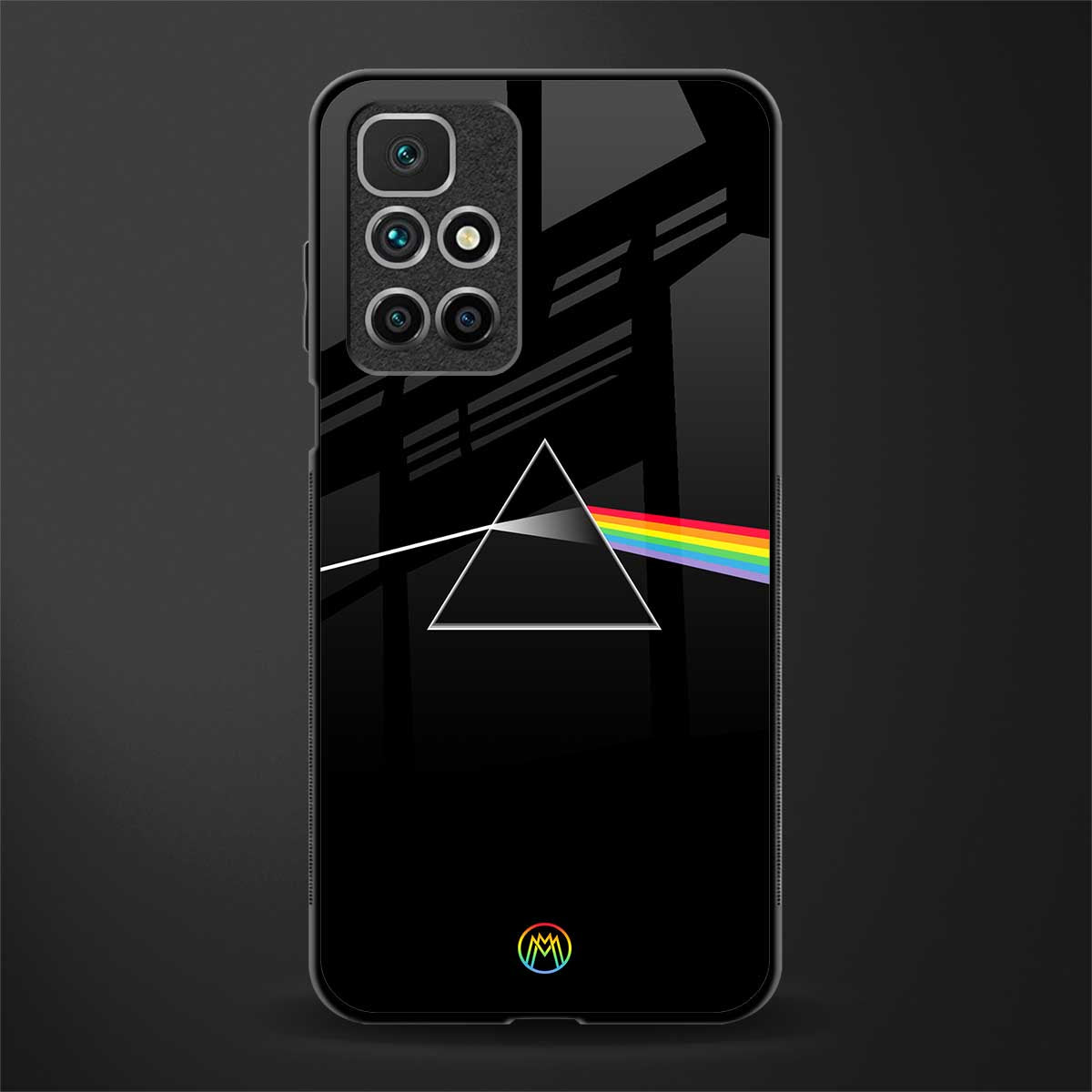 pink floyd glass case for redmi 10 prime image