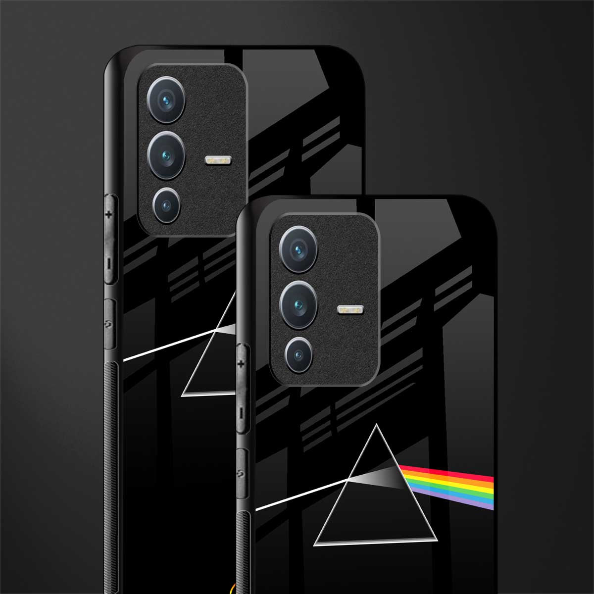 pink floyd glass case for vivo v23 5g image-2