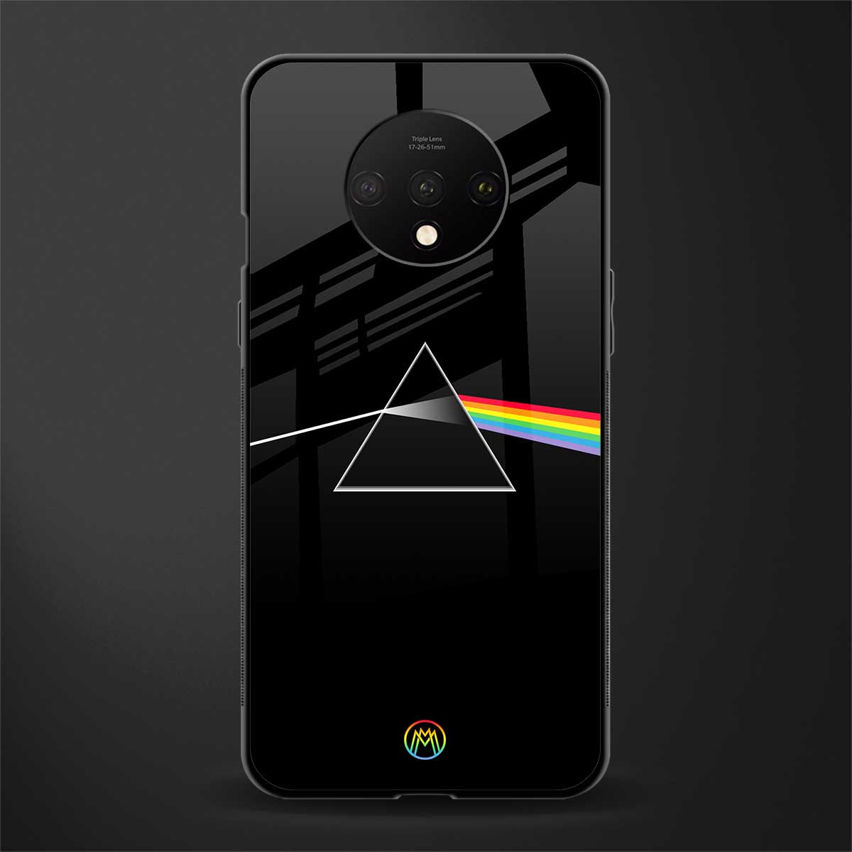 pink floyd glass case for oneplus 7t image