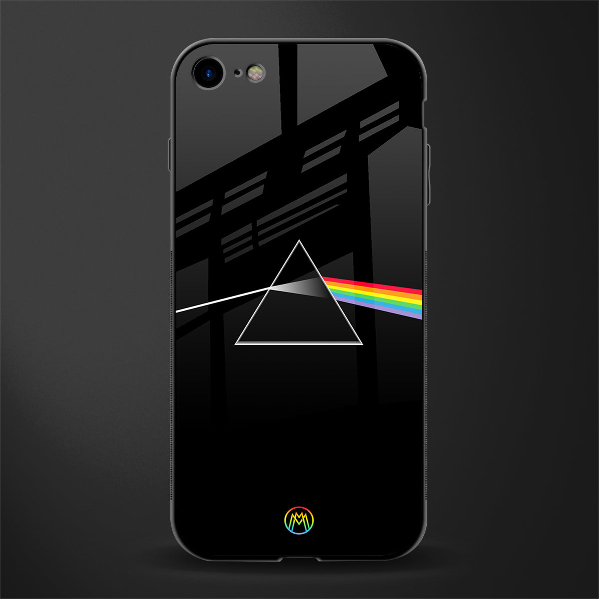 pink floyd glass case for iphone se 2020 image