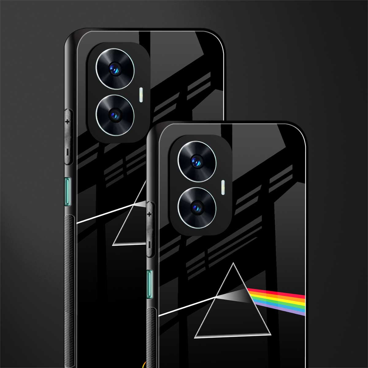 pink floyd back phone cover | glass case for realme c55