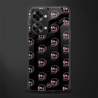 pink skull pattern glass case for phone case | glass case for oneplus nord 2t 5g