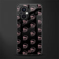 pink skull pattern back phone cover | glass case for oppo f21 pro 5g