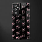 pink skull pattern back phone cover | glass case for samsung galaxy f23 5g