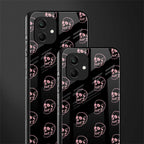 pink skull pattern back phone cover | glass case for samsung galaxy a04