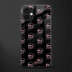 pink skull pattern back phone cover | glass case for samsung galaxy a04