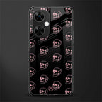 pink skull pattern back phone cover | glass case for oneplus nord ce 3 lite