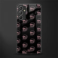 pink skull pattern back phone cover | glass case for samsung galaxy a54 5g