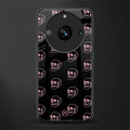 pink skull pattern back phone cover | glass case for realme 11 pro 5g