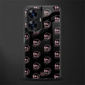 pink skull pattern back phone cover | glass case for realme c55