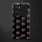 pink skull pattern back phone cover | glass case for iQOO 9 Pro