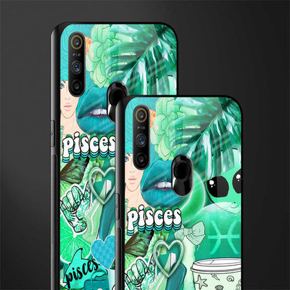 pisces aesthetic collage glass case for realme narzo 10a image-2