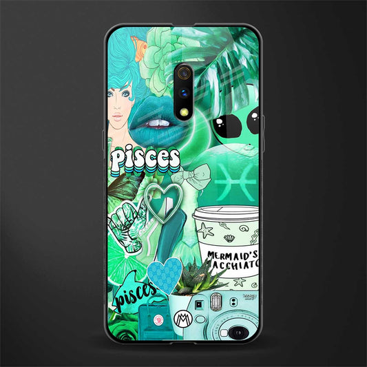 pisces aesthetic collage glass case for oppo k3 image