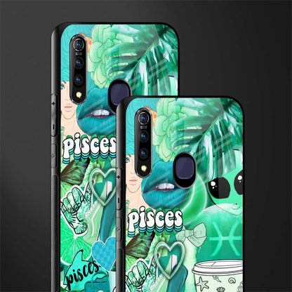 pisces aesthetic collage glass case for vivo z1 pro image-2