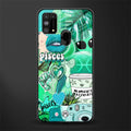 pisces aesthetic collage glass case for samsung galaxy f41 image