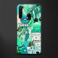 pisces aesthetic collage glass case for redmi note 8 image