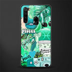 pisces aesthetic collage glass case for redmi note 8 image
