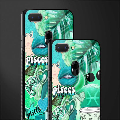 pisces aesthetic collage glass case for realme 2 image-2
