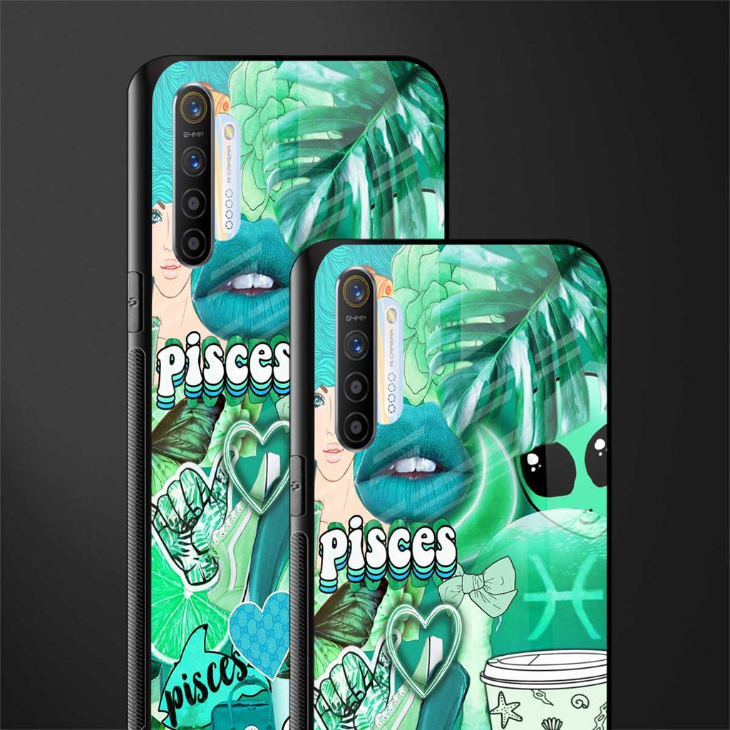pisces aesthetic collage glass case for realme x2 image-2