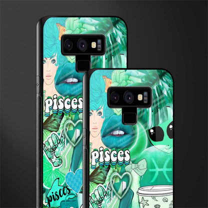 pisces aesthetic collage glass case for samsung galaxy note 9 image-2