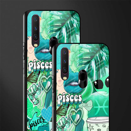 pisces aesthetic collage glass case for vivo y17 image-2
