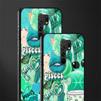 pisces aesthetic collage glass case for poco m2 image-2