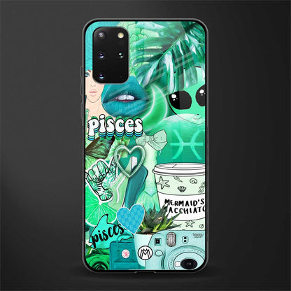 pisces aesthetic collage glass case for samsung galaxy s20 plus image