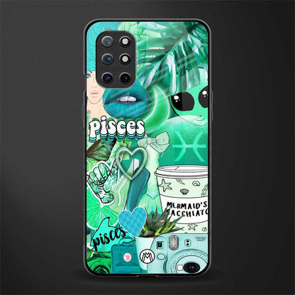 pisces aesthetic collage glass case for oneplus 8t image