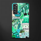pisces aesthetic collage glass case for oppo reno 4 pro image
