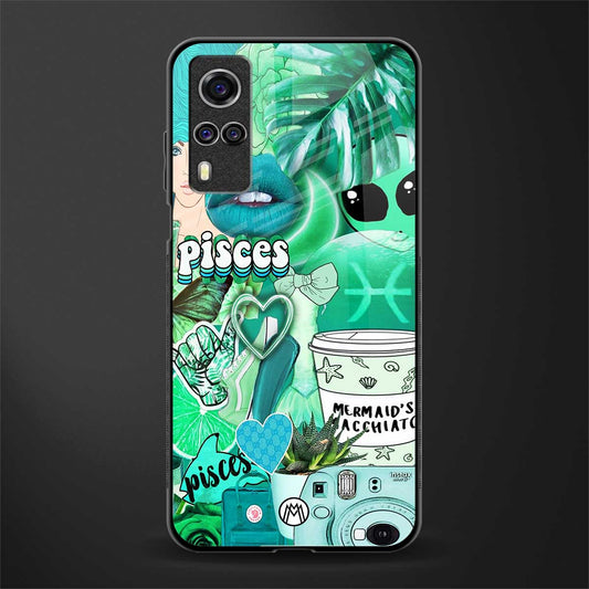 pisces aesthetic collage glass case for vivo y51 image