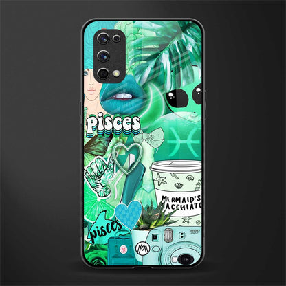 pisces aesthetic collage glass case for realme x7 pro image