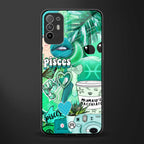 pisces aesthetic collage glass case for oppo f19 pro plus image