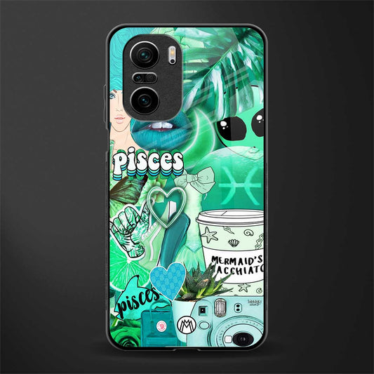 pisces aesthetic collage glass case for mi 11x 5g image