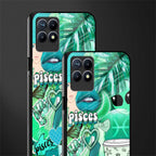 pisces aesthetic collage glass case for realme 8i image-2