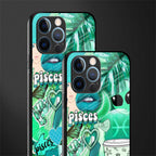 pisces aesthetic collage glass case for iphone 12 pro image-2
