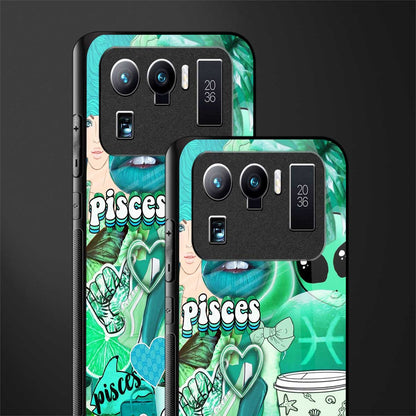 pisces aesthetic collage glass case for mi 11 ultra 5g image-2
