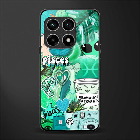 pisces aesthetic collage glass case for oneplus 10 pro 5g image