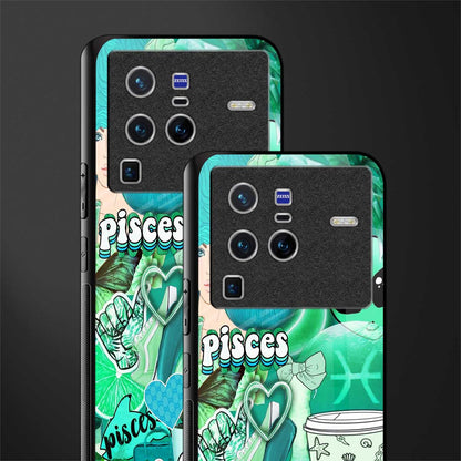 pisces aesthetic collage glass case for vivo x80 pro 5g image-2