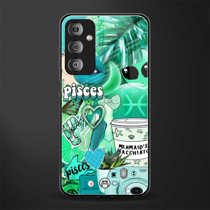 pisces aesthetic collage back phone cover | glass case for samsung galaxy f23 5g