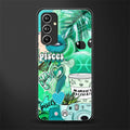 pisces aesthetic collage back phone cover | glass case for samsung galaxy a54 5g